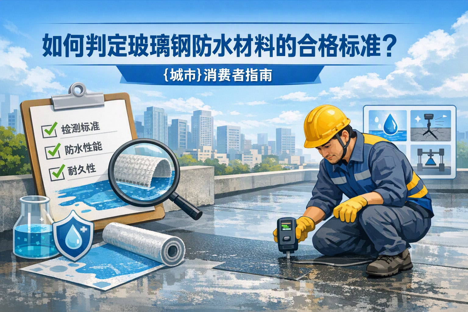 如何判定玻璃钢防水材料的合格标准? 石嘴山 消费者指南