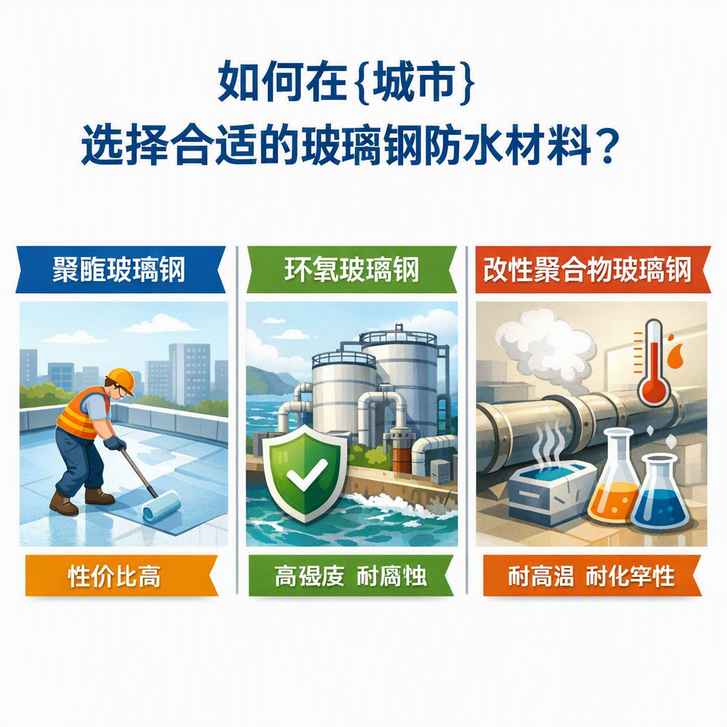 如何在石嘴山选择合适的玻璃钢防水材料?