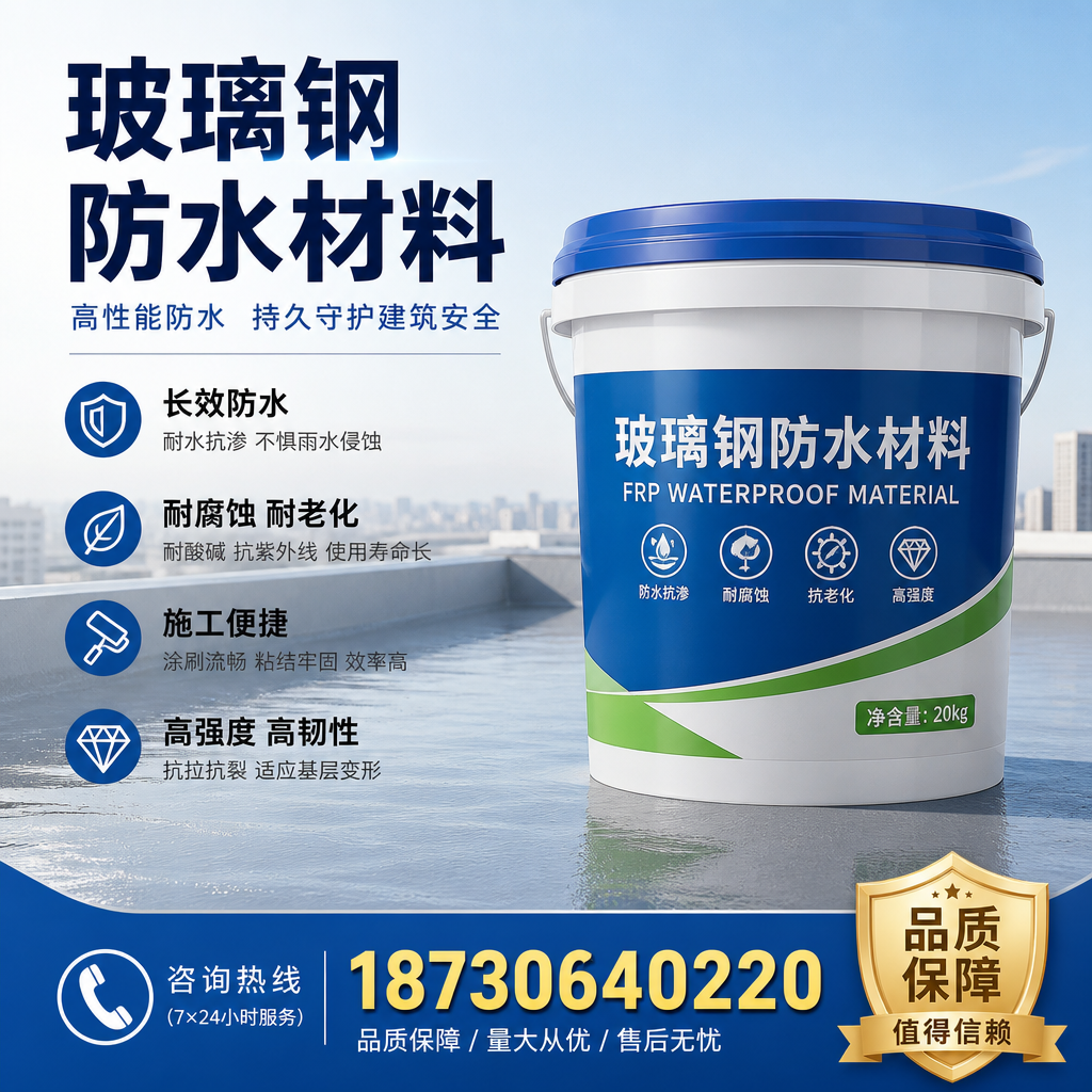 专家解析:玻璃钢防水材料的市场前景分析在 石嘴山