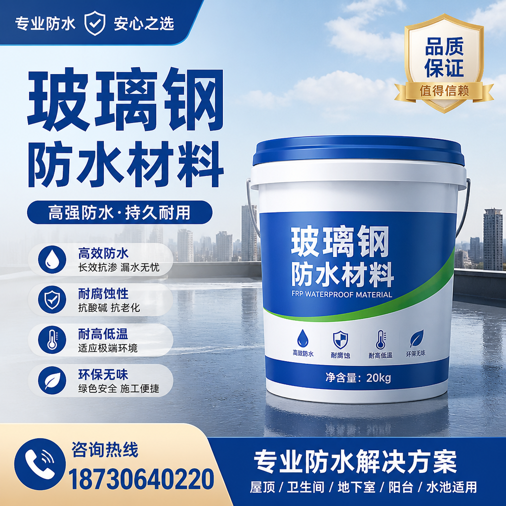 了解玻璃钢防水材料的市场趋势,石嘴山 企业不可不知